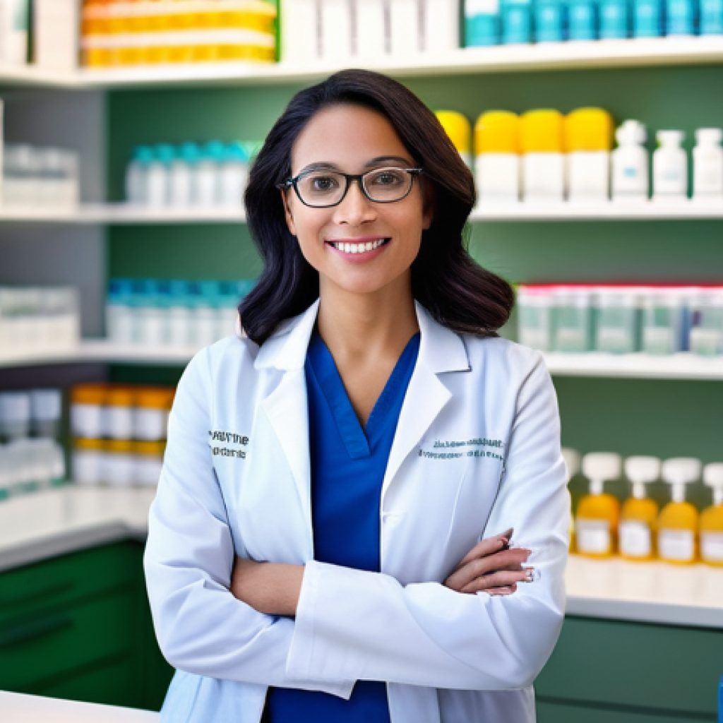 약사 약물 연구의 윤리적 책임 - **The Vigilant Pharmacist: Guardian of Trust and Science**
"A compassionate and vigilant female ...