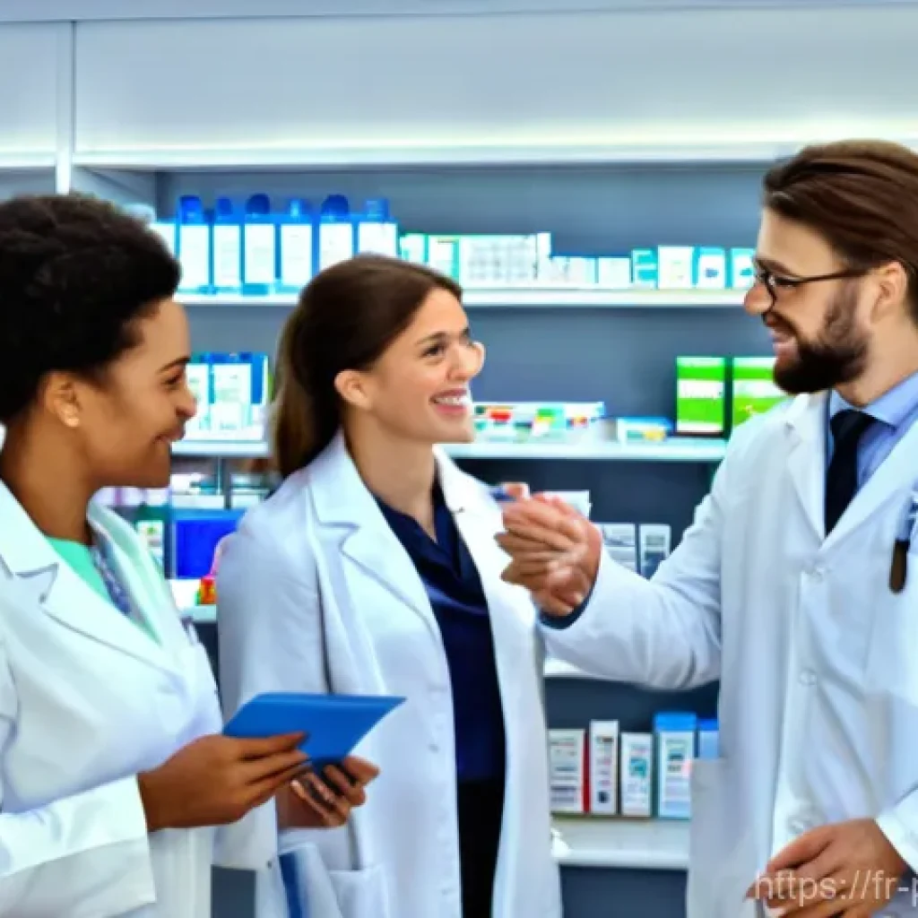 약사 국가고시 면제 가능한 경우 - **A Diverse Pharmacist's Journey in France**
A highly detailed, realistic image of a diverse gro...