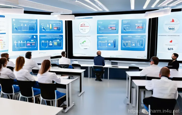 약사 국가고시 면제 가능한 경우 - **French Language Immersion for Healthcare Professionals**
    A vibrant, realistic image capturing ...