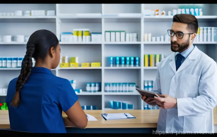 약사 직업군 내 리더십 키우기 - **Modern Pharmacist as a Visionary Leader**
A wide shot inside a contemporary and brightly lit F... 약사 직업군 내 리더십 키우기 - **Modern Pharmacist as a Visionary Leader**
A wide shot inside a contemporary and brightly lit F...