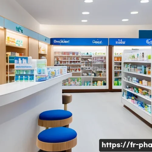 Home 30 약사 약국 창업 시 고려할 점 - **Prompt: A modern, inviting pharmacy in France, bustling with diverse customers. The interior is br...